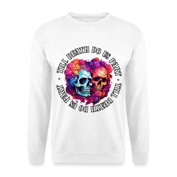 Bis dass der Tod uns scheidet (8) - Unisex Pullover - Weiß - Vorne