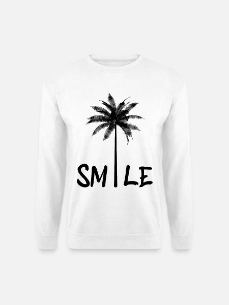 Einfach lächeln - Unisex Pullover - Weiß