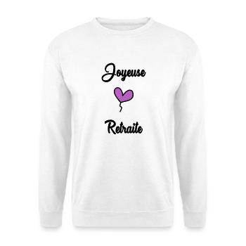 COLLEGUE. DEPART. RETRAITE - Sweat-shirt Unisexe - blanc - Devant