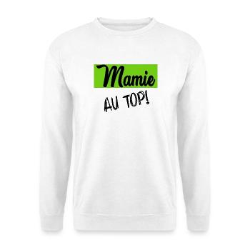 GRANNY. MOTHER'S DAY. HAPPY GRANNY'S DAY. I LOVE YOU - Unisex Sweatshirt - white - Front