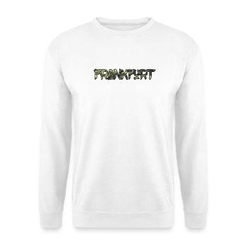 Frankfurt Camo - Unisex Pullover - Weiß - Vorne - Alina (178cm) & Michal (187cm)