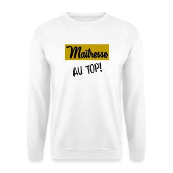 GELIEBTE - Unisex Pullover - Weiß - Vorne - Alina (178cm) & Michal (187cm)