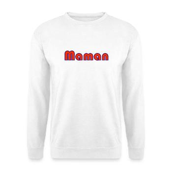 MOM. MOTHERS' DAY. HAPPY BIRTHDAY MOM. I LOVE YOU - Unisex Sweatshirt - white - Front