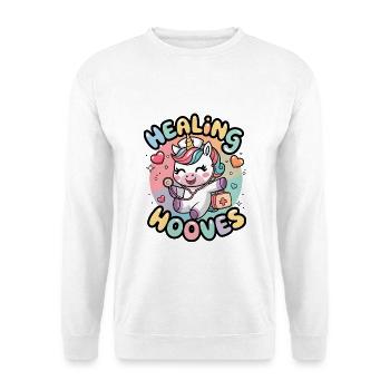 Healing Hooves - Unisex Sweatshirt - white - Front