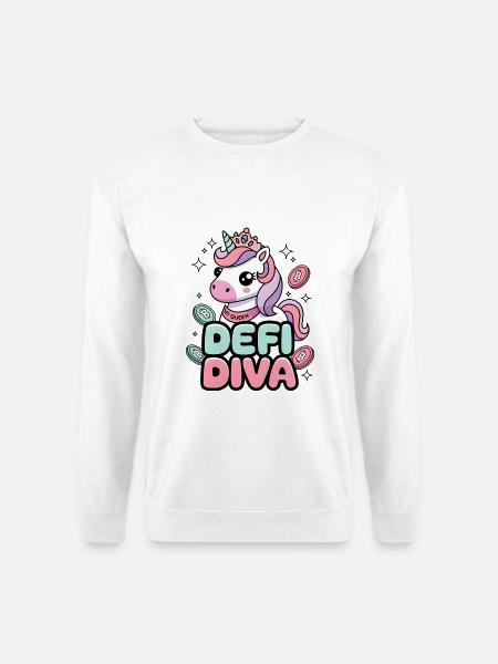 Defi Diva - Unisex Pullover - Weiß