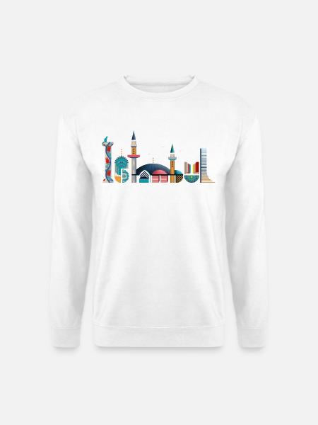 Istanbul - Unisex Pullover - Weiß