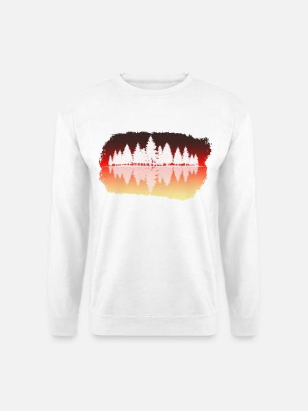 Wald - Forest - Unisex Pullover - Weiß