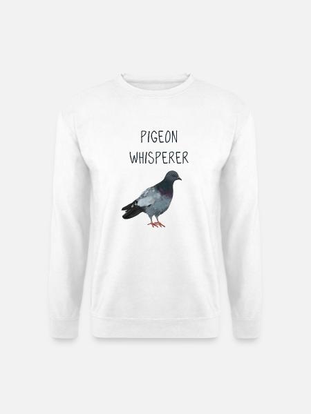 Pigeon Whisperer - Taubenflüsterer für Züchter - Unisex Pullover - Weiß