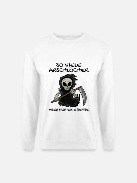 Sensenmann - Unisex Pullover - Weiß
