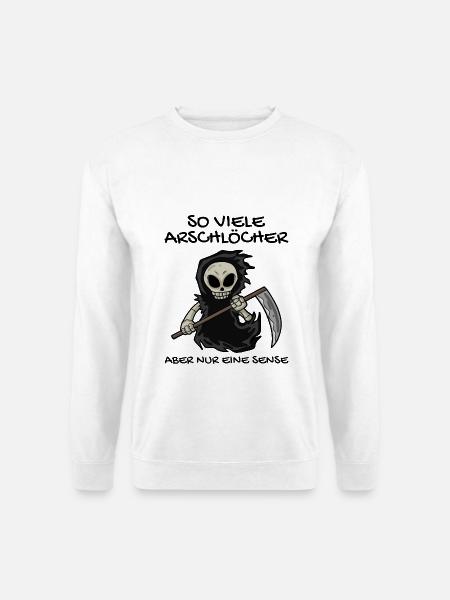 Sensenmann - Unisex Pullover - Weiß