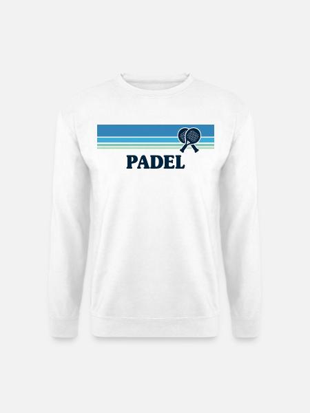 Padel Motiv - Unisex Pullover - Weiß