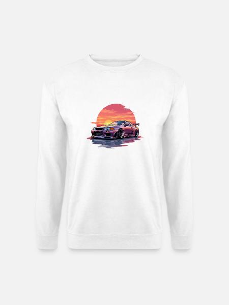 Skyline Sunset - Unisex Sweatshirt - white