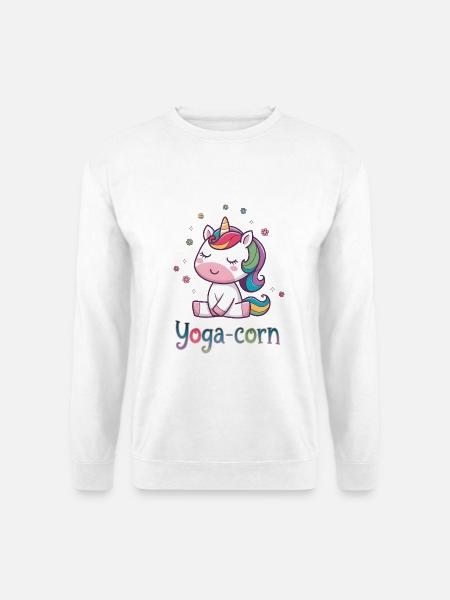 Yoga-Mais - Unisex Pullover - Weiß