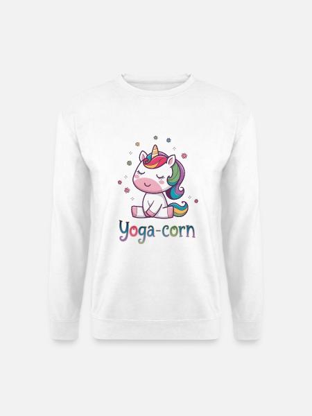 Yoga-Mais - Unisex Pullover - Weiß