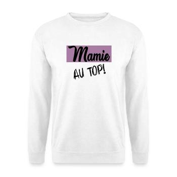 BONNE FÊTE MAMIE - Sweat-shirt Unisexe - blanc - Devant