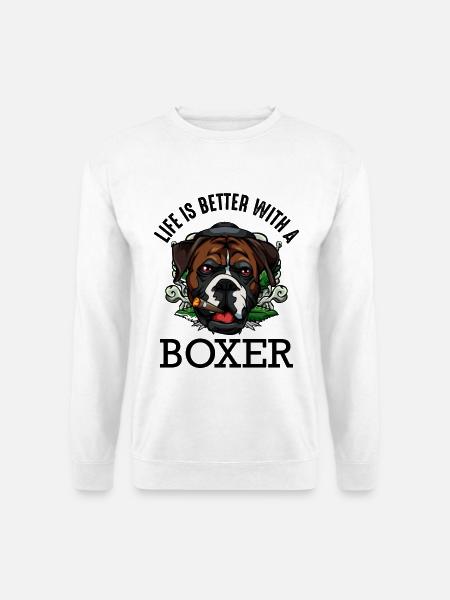 boxeur - Sweat-shirt Unisexe - blanc