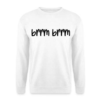 brrm brrm - Unisex Sweatshirt - white - Front