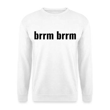 brrm brrm - Unisex Sweatshirt - white - Front
