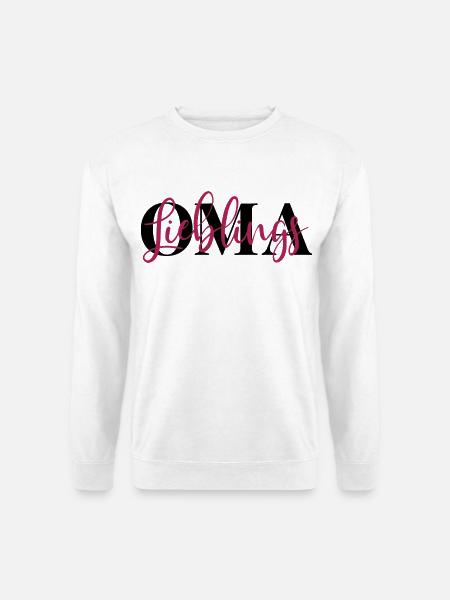 Lieblingsoma Oma - Unisex Pullover - Weiß