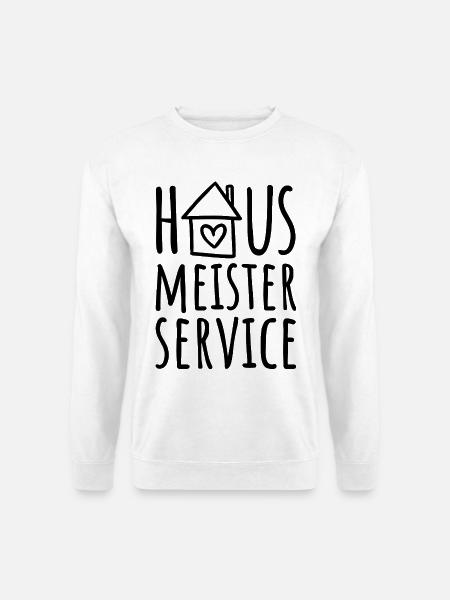 Hausmeisterservice - Hausmeister Service - Unisex Pullover - Weiß