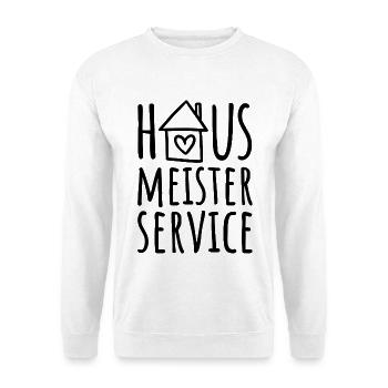 Hausmeisterservice - Hausmeister Service - Unisex Pullover - Weiß - Vorne