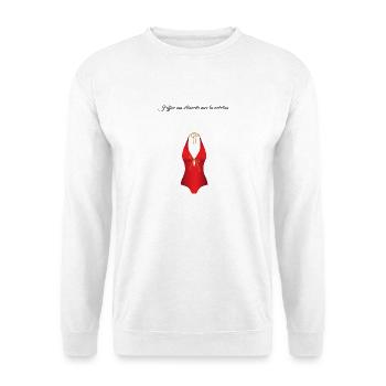 La piscine 1 - Sweat-shirt Unisexe - blanc - Devant