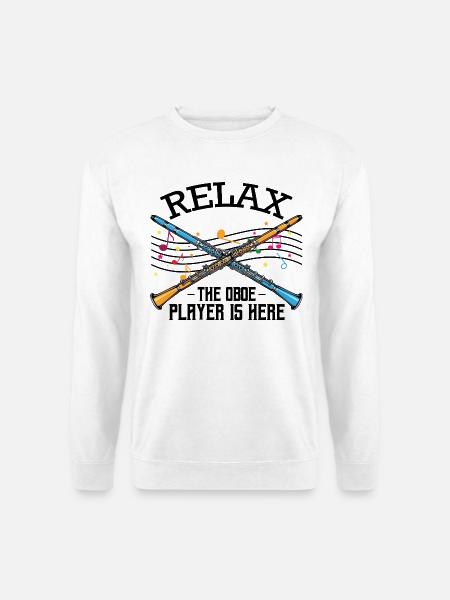 Oboe - Unisex Pullover - Weiß