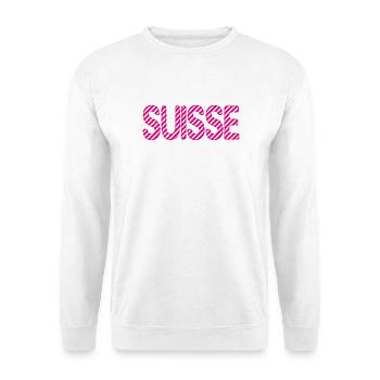 SCHWEIZ. LAND. GENF. HUMOR. FLAGGE. GENF - Unisex Pullover - Weiß - Vorne