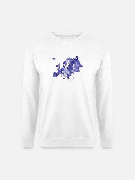 Europa - Unisex Pullover - Weiß