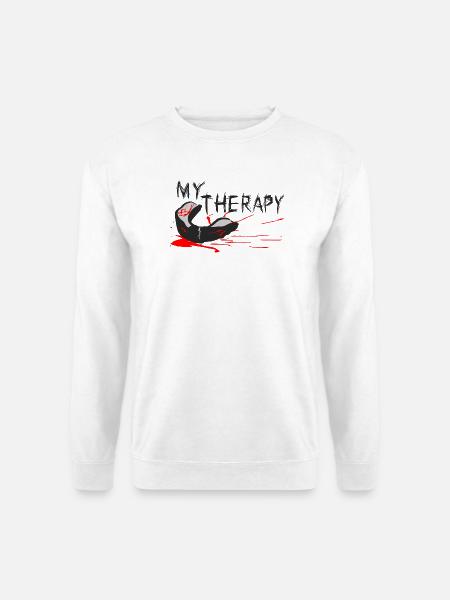 My Therapy - Unisex Pullover - Weiß