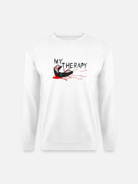 My Therapy - Unisex Pullover - Weiß
