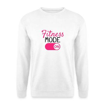 Mode fitness activé - Sweat-shirt Unisexe - blanc - Devant