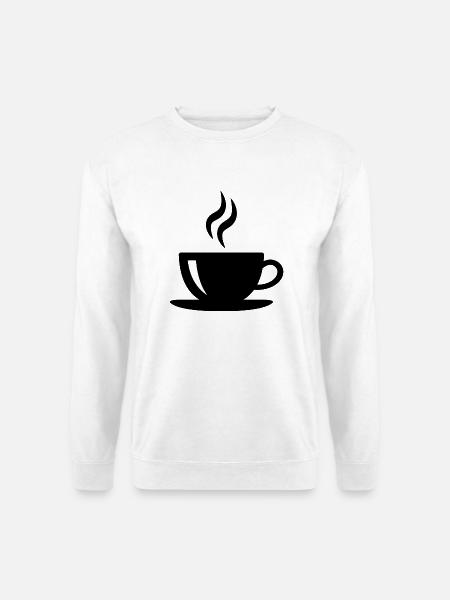 Kaffeetasse - Unisex Pullover - Weiß