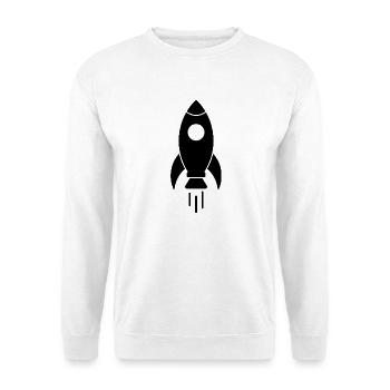Space rocket - Unisex Sweatshirt - white - Front