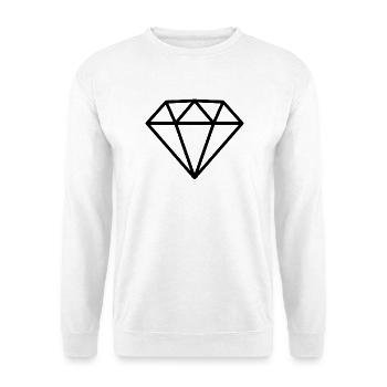 Diamond - Unisex Sweatshirt - white - Front