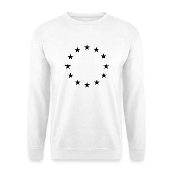 Star Circle Logo - Unisex Pullover - Weiß - Vorne