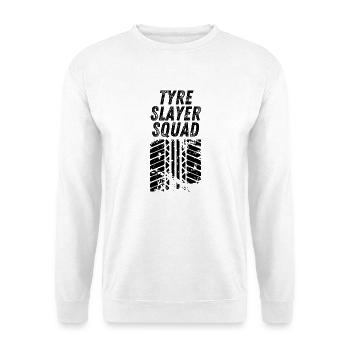 Tyre Slayer Squad - Unisex Sweatshirt - white - Front