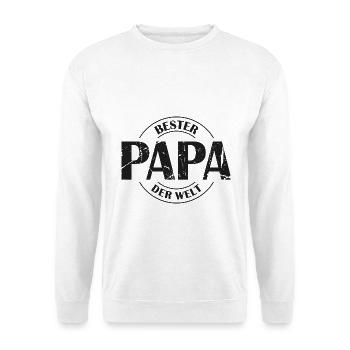 Bester Papa der Welt - Unisex Pullover - Weiß - Vorne