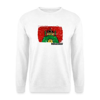 the market town of Mariasdorf in southern Burgenland - Unisex Sweatshirt - white - Front