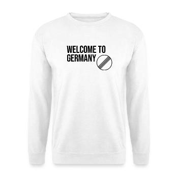 BIENVENUE EN ALLEMAGNE par Unlimited Apparel - Sweat-shirt Unisexe - blanc - Devant