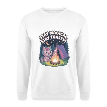 Stay Magical, Stay Toasty! - Unisex Sweatshirt - white - Front