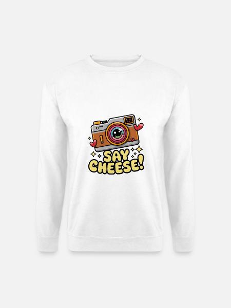Say Cheese! - Unisex Sweatshirt - white