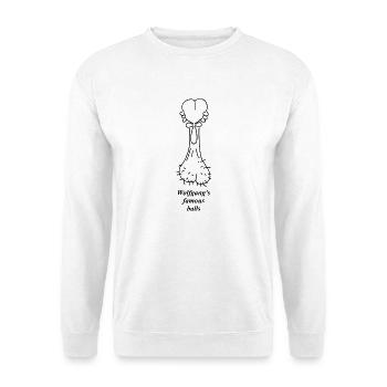 Wolfgangs famous balls - Unisex Pullover - Weiß - Vorne