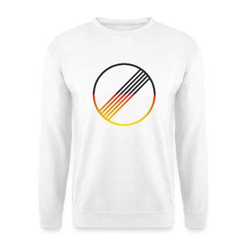 UNBEGRENZT DEUTSCHLAND by Unbegrenzt Apparel - Unisex Pullover - Weiß - Vorne