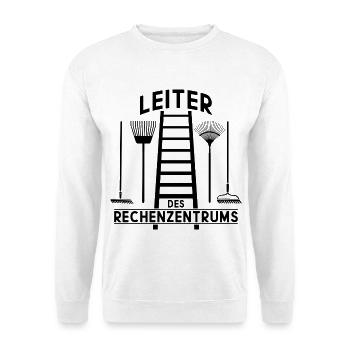 LEITER DES RECHENZENTRUMS - Unisex Pullover - Weiß - Vorne