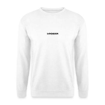 Looser sehen anders aus Spruch Geschenk Shirt - Unisex Pullover - Weiß - Vorne - Alina (178cm) & Michal (187cm)
