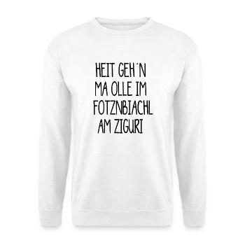 Ziguri, Löwenzahn Zigurikaffee - Unisex Pullover - Weiß - Vorne