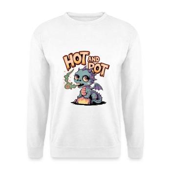Chaud et pourri - Sweat-shirt Unisexe - blanc - Devant