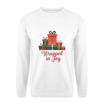Enveloppé de joie - Sweat-shirt Unisexe - blanc - Devant