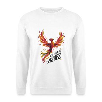 Renaître de ses cendres - Sweat-shirt Unisexe - blanc - Devant